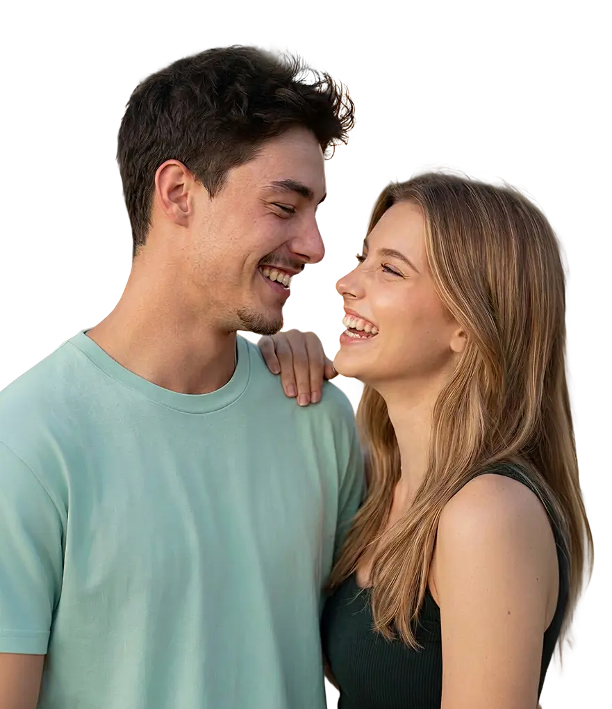 Couple together